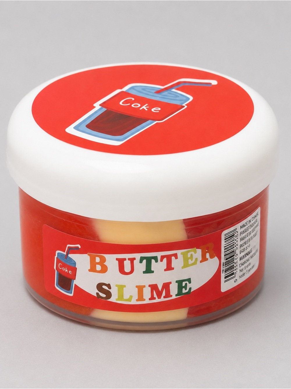 Butter Slime – Coke Cup Theme Scented Slime | Soft & Stretchy | Brand New